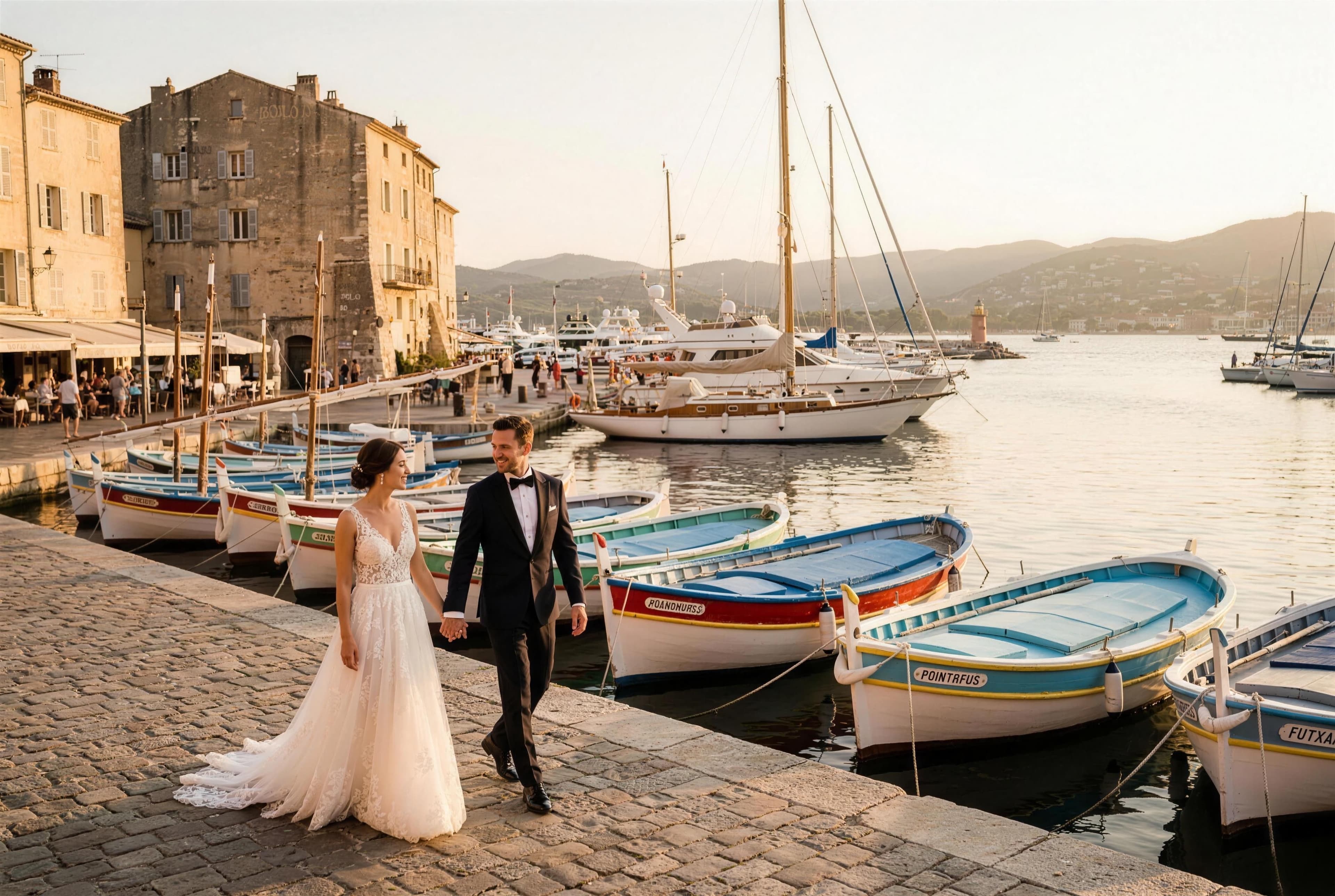 Mariage à Saint-Tropez : Château de Valmer, La Réserve Ramatuelle et Lumière Provençale