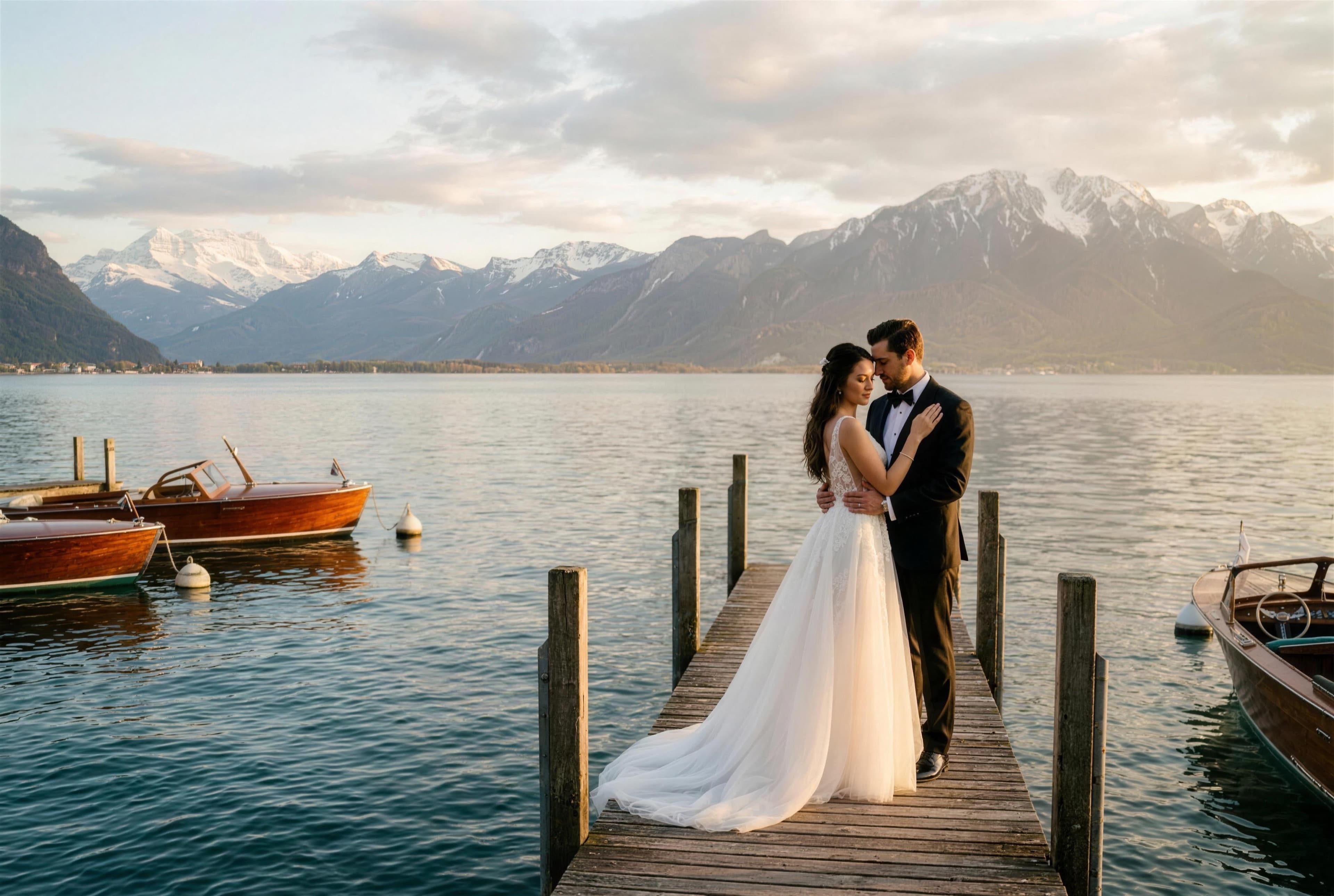 Photographe mariage Lac Léman — Panorama Suisse Romande Genève Lausanne — Benjamin Pierre